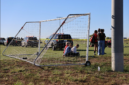 Truk pikap menerobos lapangan sepak bola di Wichita Kansas hingga menewaskan dua orang. Kepolisian melepaskan pengemudi tanpa dakwaan. Dok: Istimewa.