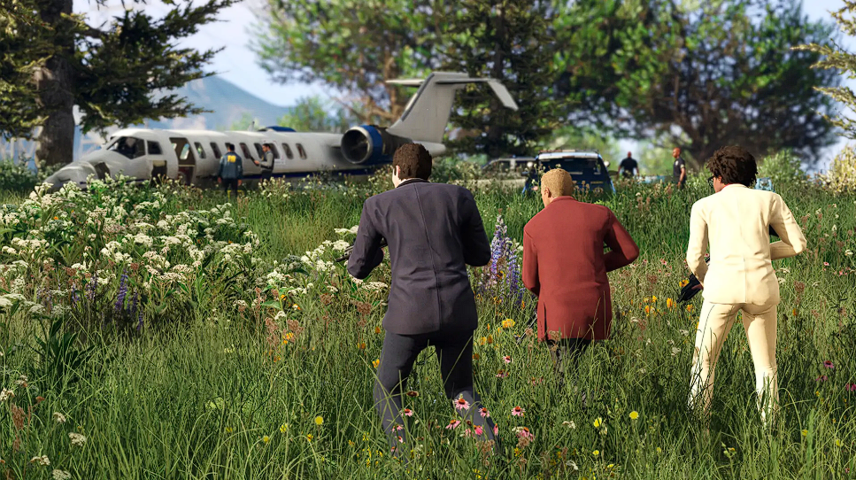 Mod NPCTalk GTA V memungkinkan pemain berbicara dengan NPC secara real-time via mikrofon. Simak cara kerja teknologi AI dan jadwal rilisnya. Dok: Istimewa.