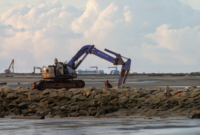 Proyek megah pesisir Vingroup di Can Gio mengancam keberadaan hutan mangrove pelindung banjir Kota Ho Chi Minh. Dok: Istimewa.