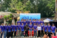 Sebanyak 21 lifeguard Atlantis Water Adventure Ancol mengikuti renang estafet 24 jam dalam perayaan Hari Renang Sedunia 2026.

