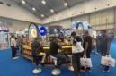 Sila Tea, Kopi Bajawa, Suwe Ora Jamu, dan Pipiltin Cokelat memperkenalkan produk minuman lokal di Island Specialty Pangan Nusa Expo 2026. (Posnews/Kemendag)

