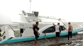 Speedboat 250 PK Tenggelam di Sorong Selatan, Cuaca Jadi Tantangan Tim SAR. (Posnews/Ist)
