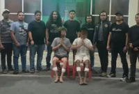 Tim gabungan Polda Sumut dan Polres Asahan mengungkap kasus kematian sopir taksi online Muhammad Imran dan menangkap dua terduga pelaku. (Posnews//Polres Asahan)

