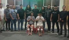 Tim gabungan Polda Sumut dan Polres Asahan mengungkap kasus kematian sopir taksi online Muhammad Imran dan menangkap dua terduga pelaku. (Posnews//Polres Asahan)