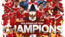Timnas Indonesia merayakan gelar juara FIFA ASEAN Cup 2026 setelah mengalahkan Thailand lewat adu penalti