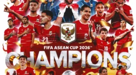 Timnas Indonesia merayakan gelar juara FIFA ASEAN Cup 2026 setelah mengalahkan Thailand lewat adu penalti
