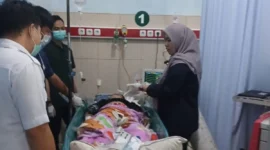 Wahana kora-kora di pasar malam Rona-Rona, Lapangan Apan Baya, Lombok Utara, tempat seorang pekerja SPG berusia 20 tahun terjatuh hingga meninggal dunia.